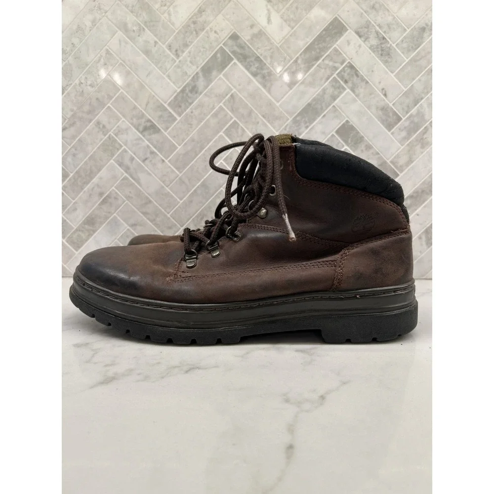 Timberland Euro Hiker Gore Tex Boots Mens 12 Brown Leather Outdoor Lace Up 61071
